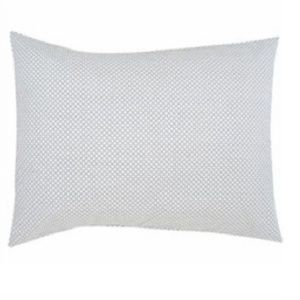 NEW DwellStudio Gray French Back Pillowcase